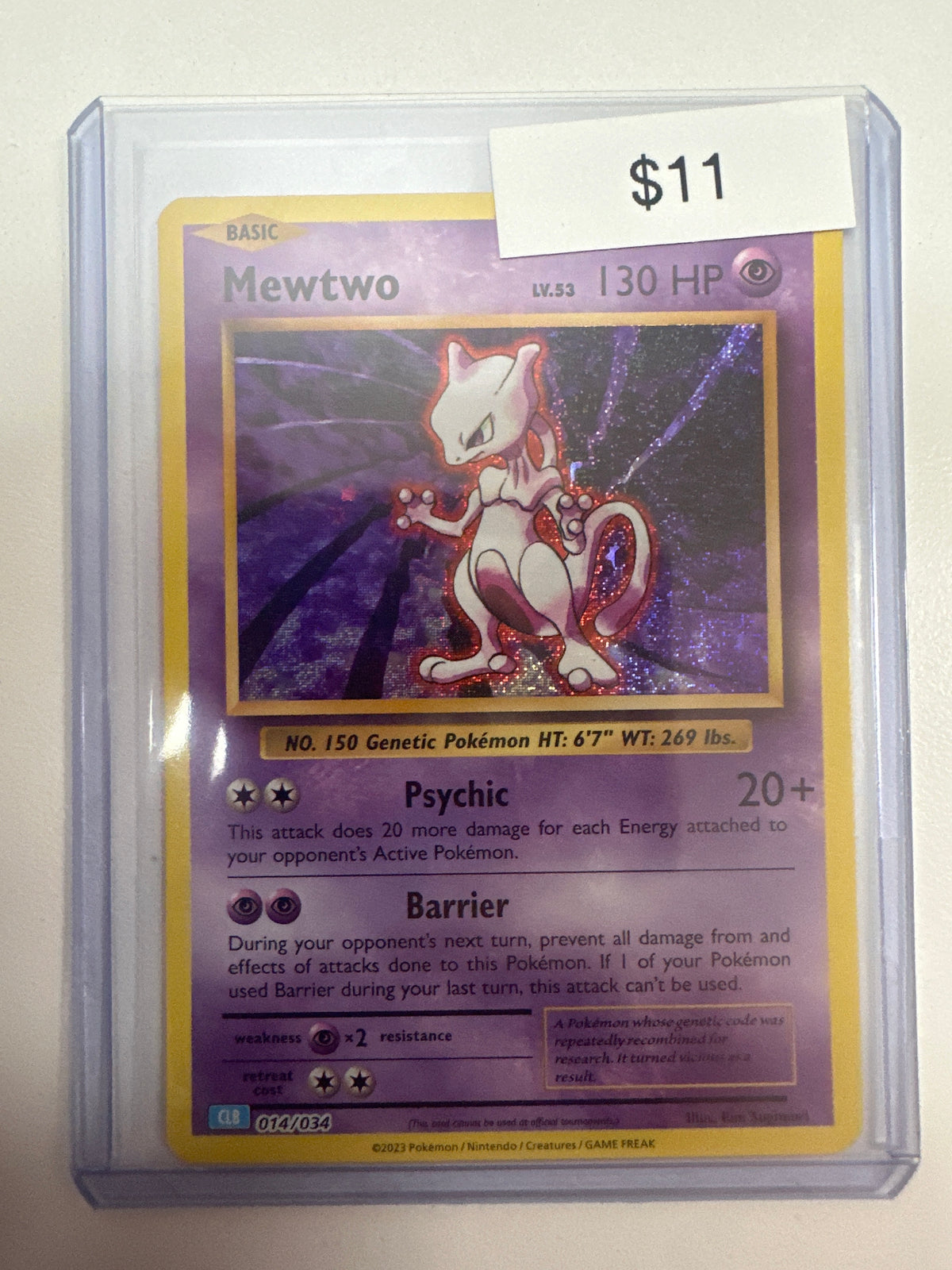 Pokemon Mewtwo TCG Classic 014/034