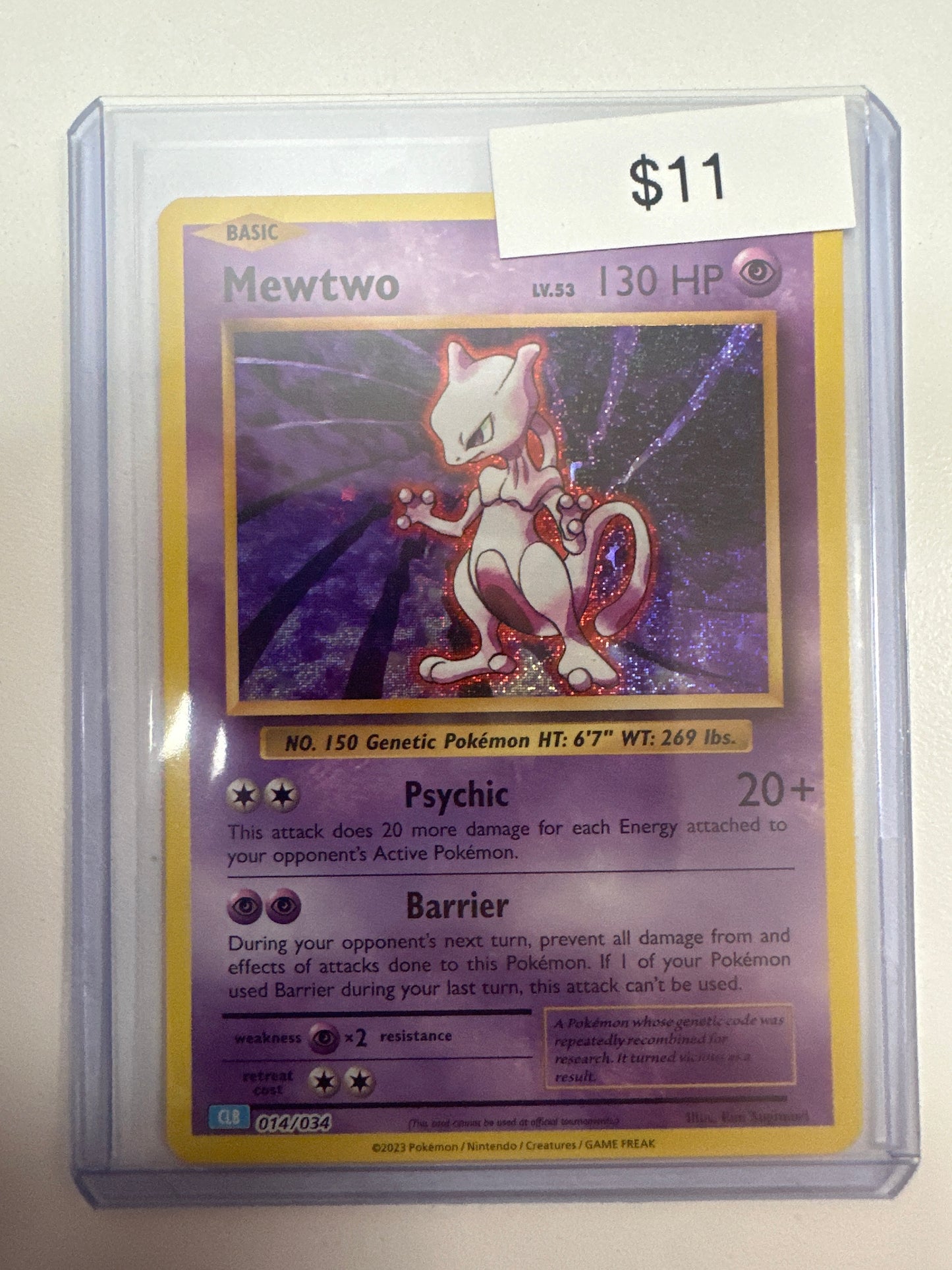 Pokemon Mewtwo TCG Classic 014/034