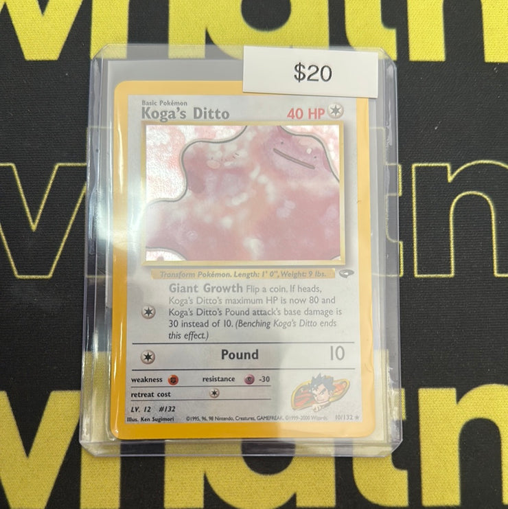 Pokémon Koga Ditto Holo Neo 10/132