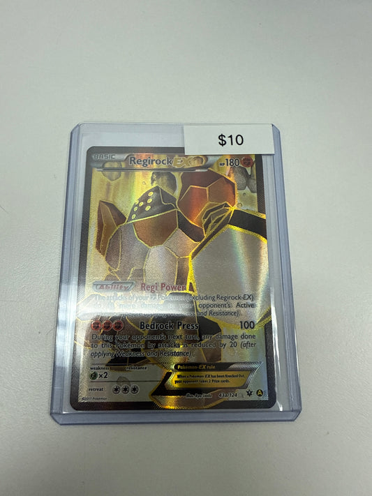 Pokemon Regirock Ex #43a/124
