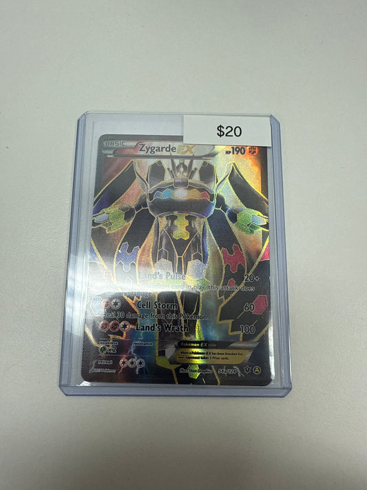 Pokemon Zygarde Ex #54a/124