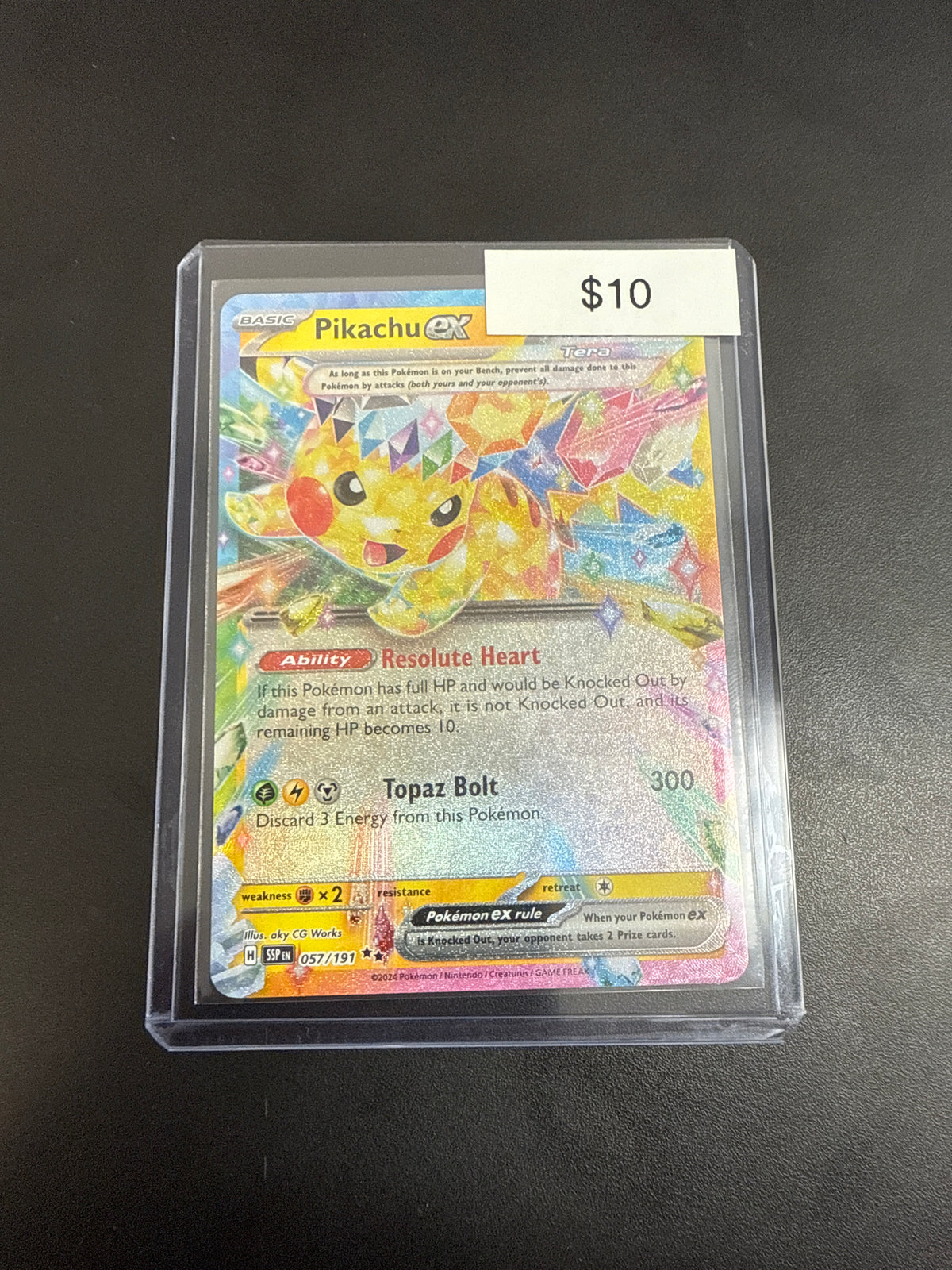 Pokemon Pikachu Ex #057/191