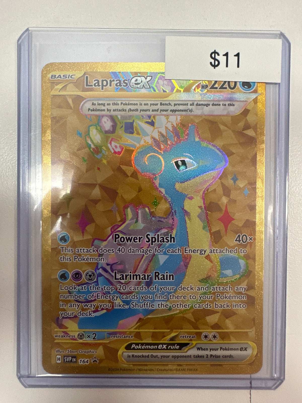 Pokemon Lapras ex 164