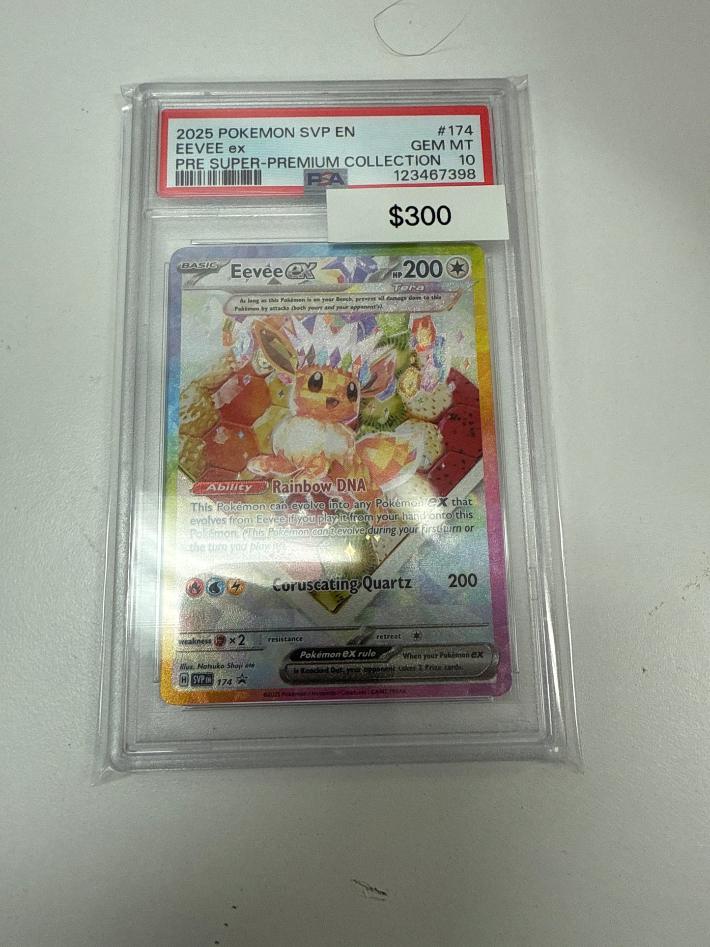 Pokemon Eevee Ex SPC Promo #174 PSA 10