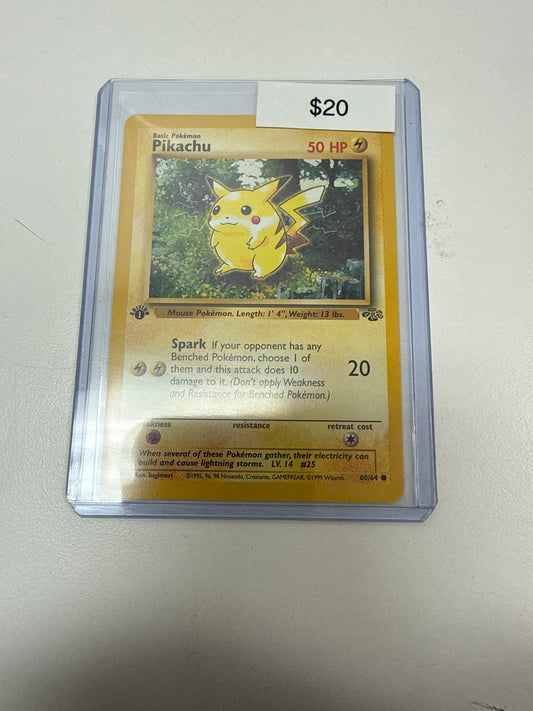 Pokemon Pikachu 1st Edition Non-Holo #60/64