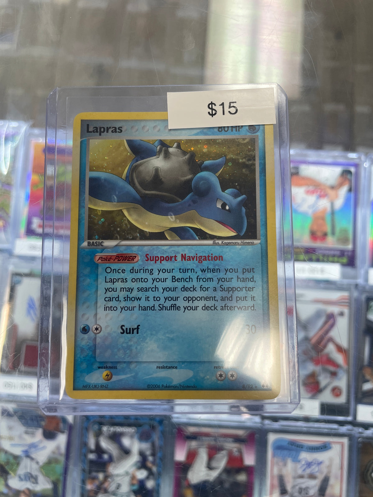Pokemon Lapras Holo #8/92