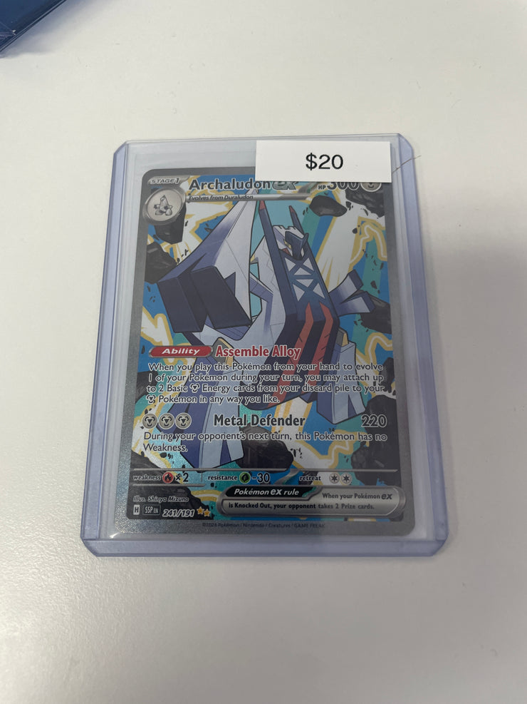 Pokemon Archaludon Ex Full Art 