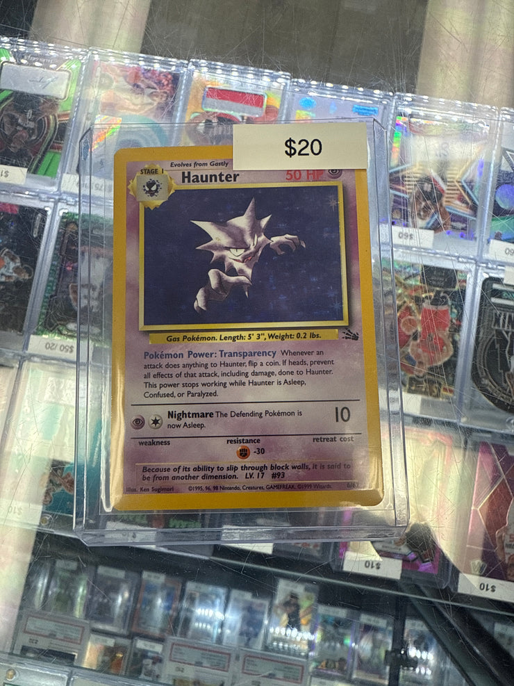 Pokemon Fossil Haunter Holo 