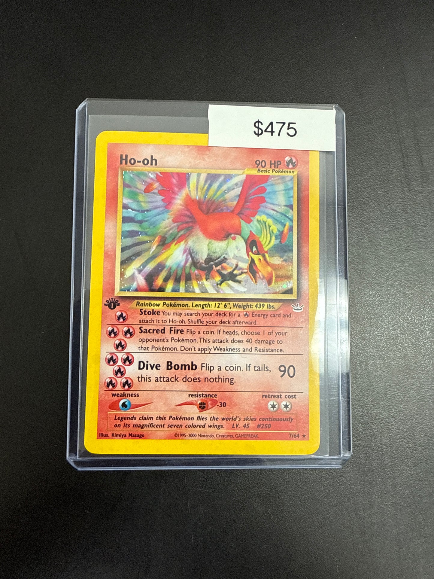 Pokémon Ho-Oh 1st Ed. 7/64