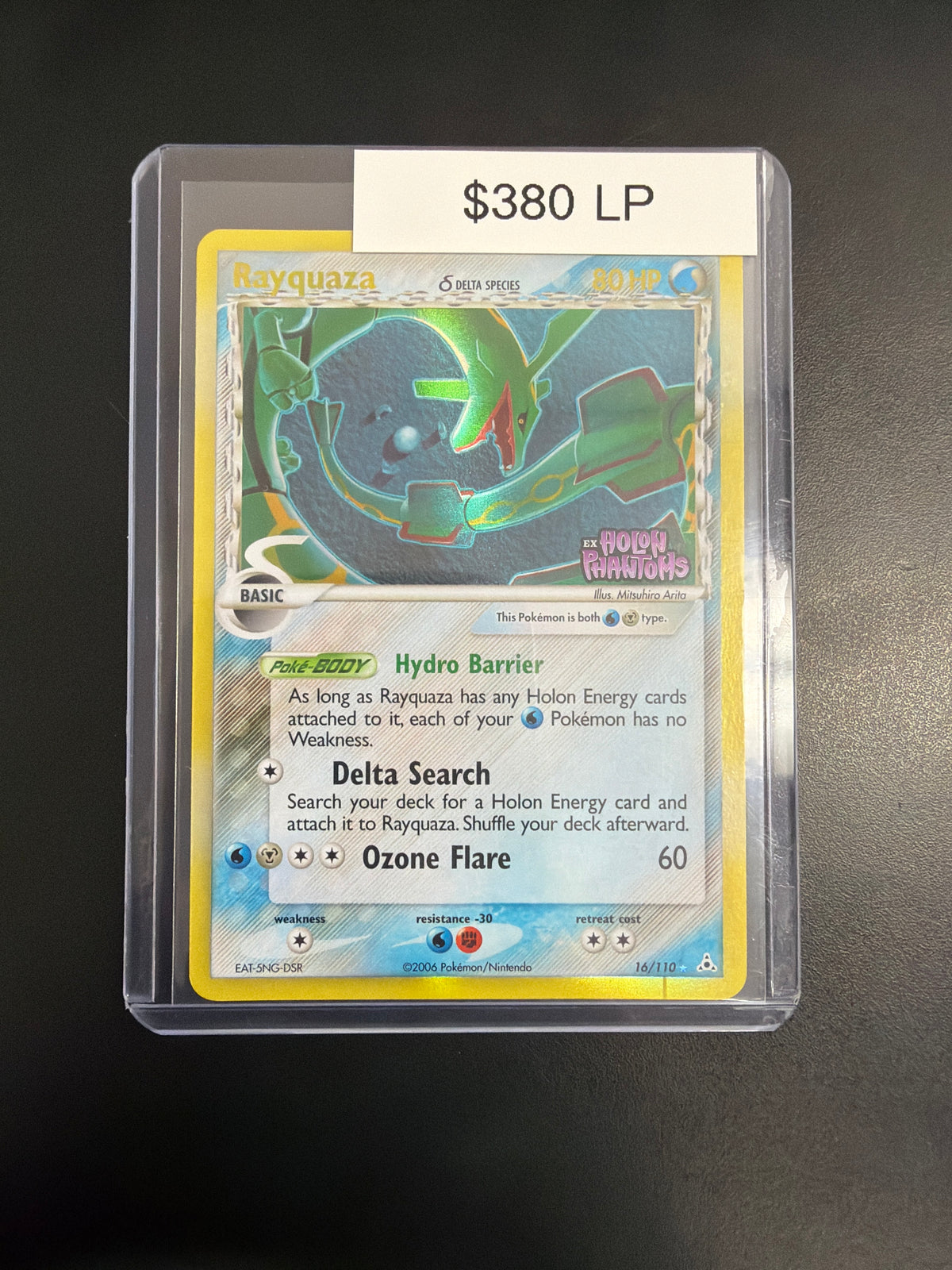 Pokemon Rayquaza Delta Species Rev. Holo #16/110 LP