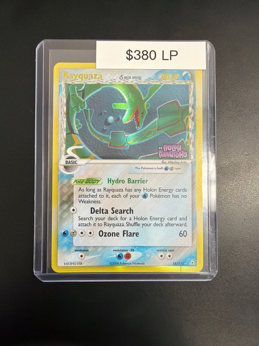 Pokemon Rayquaza Delta Species Rev. Holo #16/110 LP