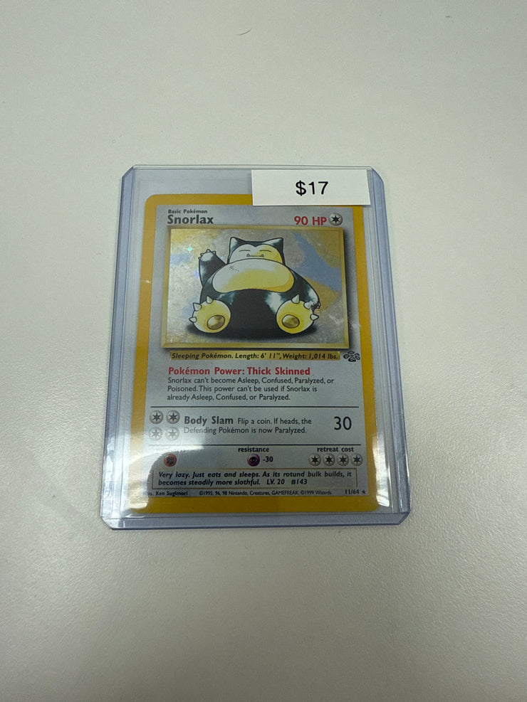 Pokémon Jungle Snorlax Holo 11/64