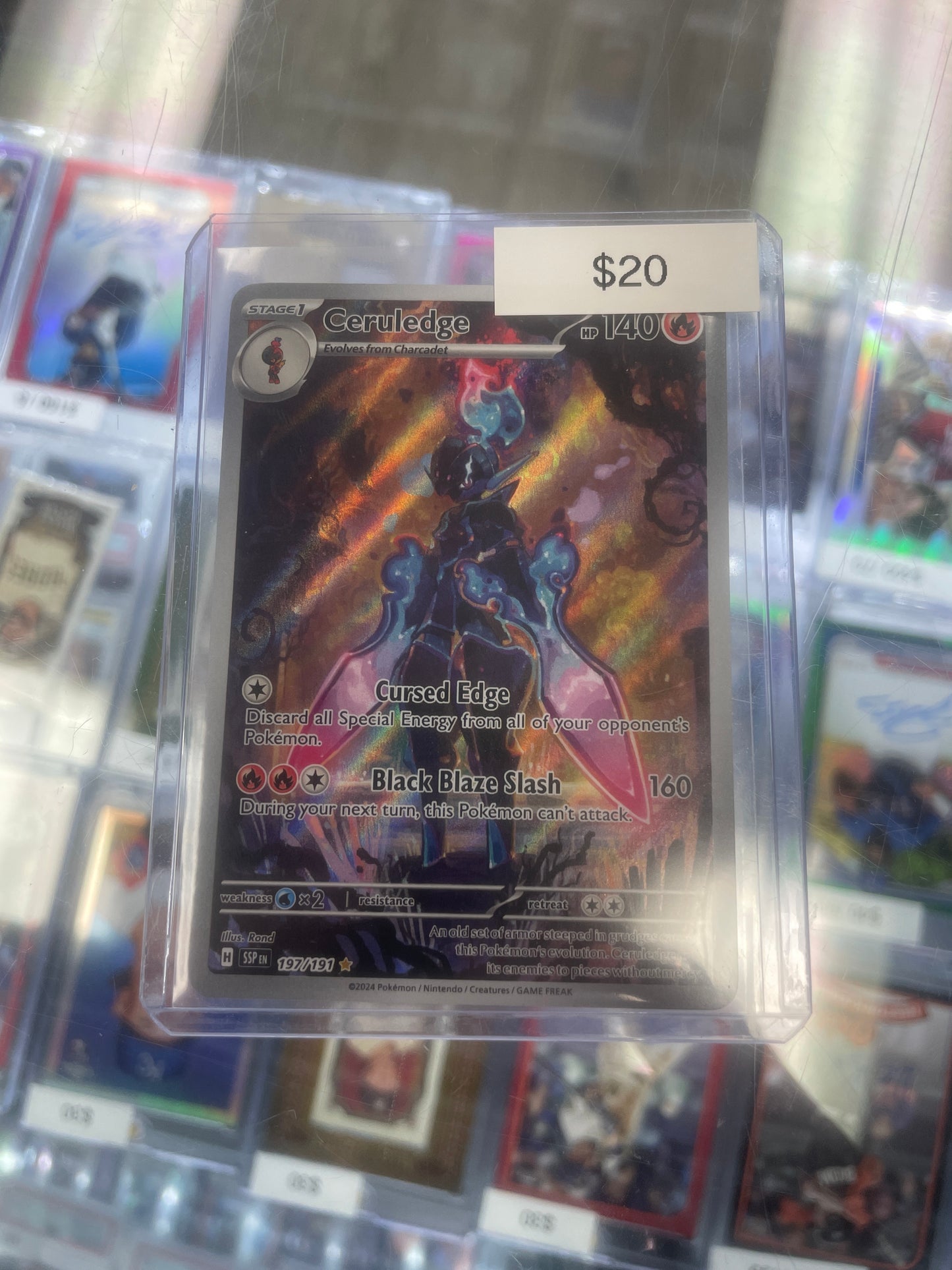 Pokemon Ceruledge Surging Sparks #197/191