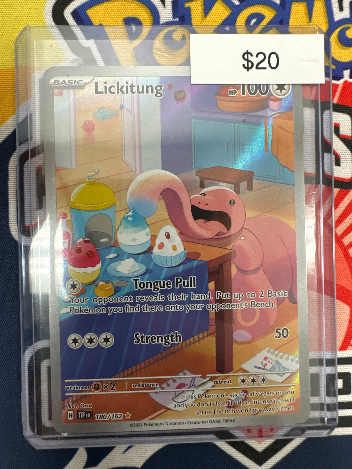 Pokemon Temporal Forces Lickitung 180/162