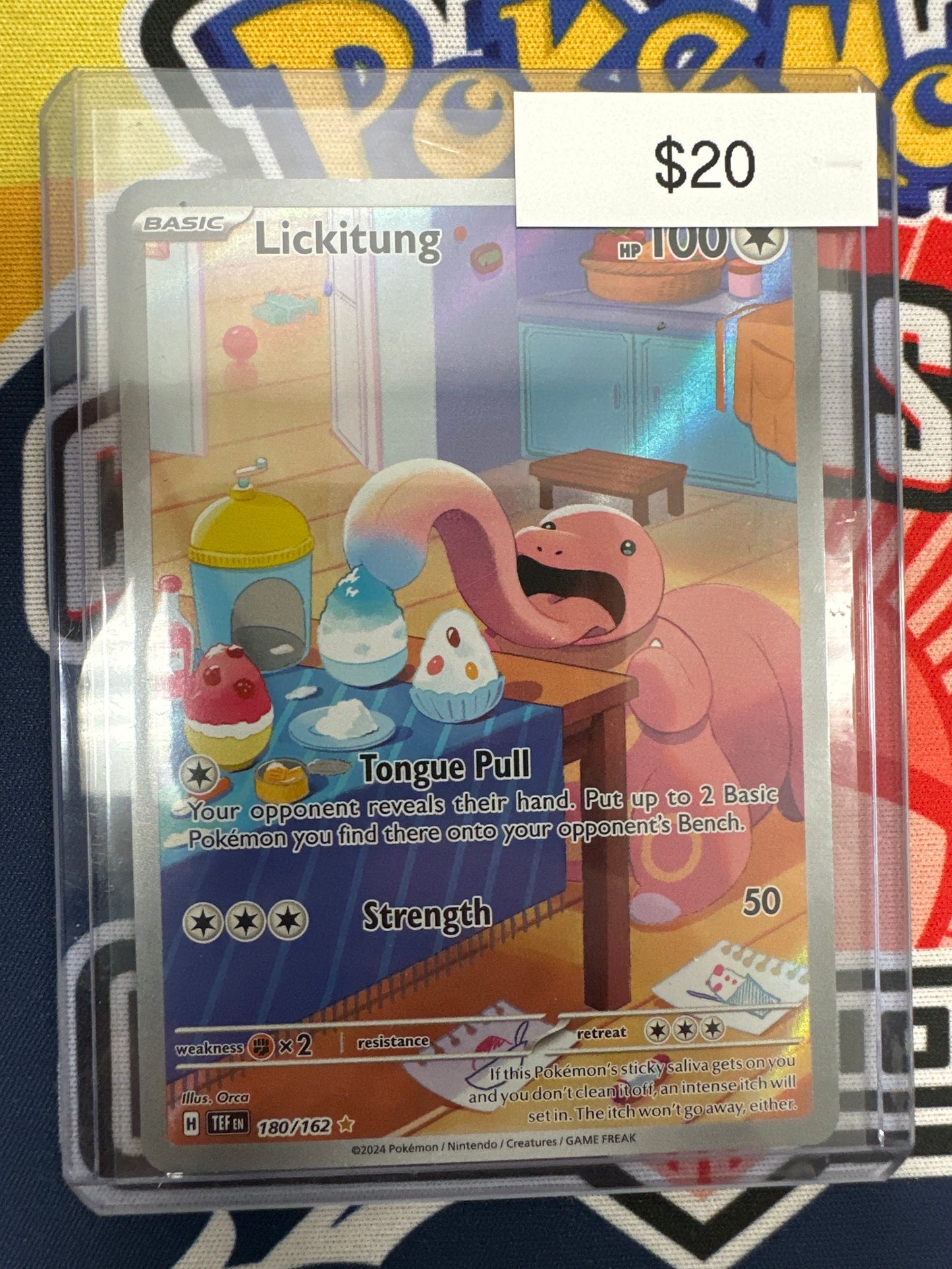Pokemon Temporal Forces Lickitung 180/162