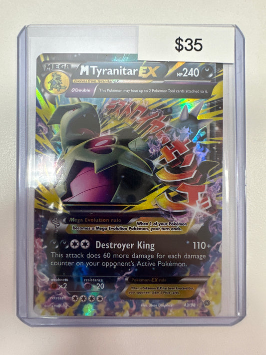 Pokemon M Tyranitar EX 43/98