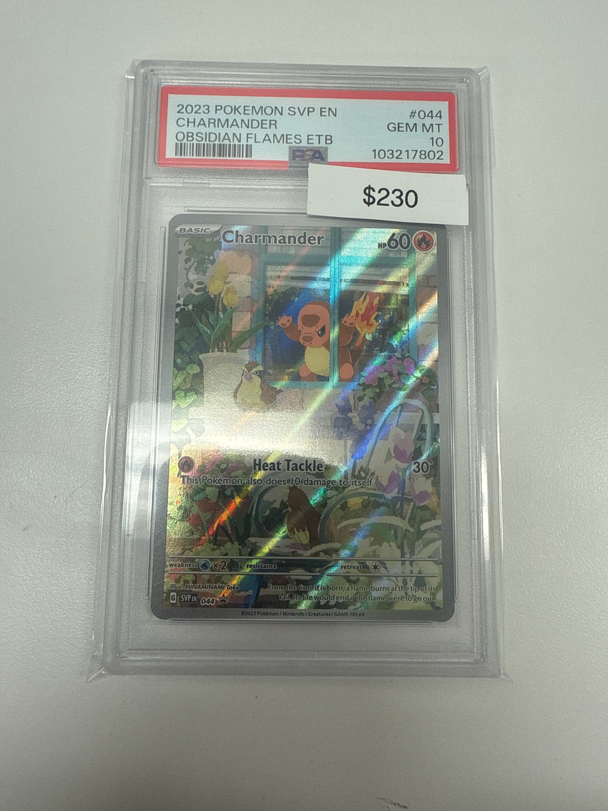 Obsidian Flames Charmander Promo #044 PSA 10