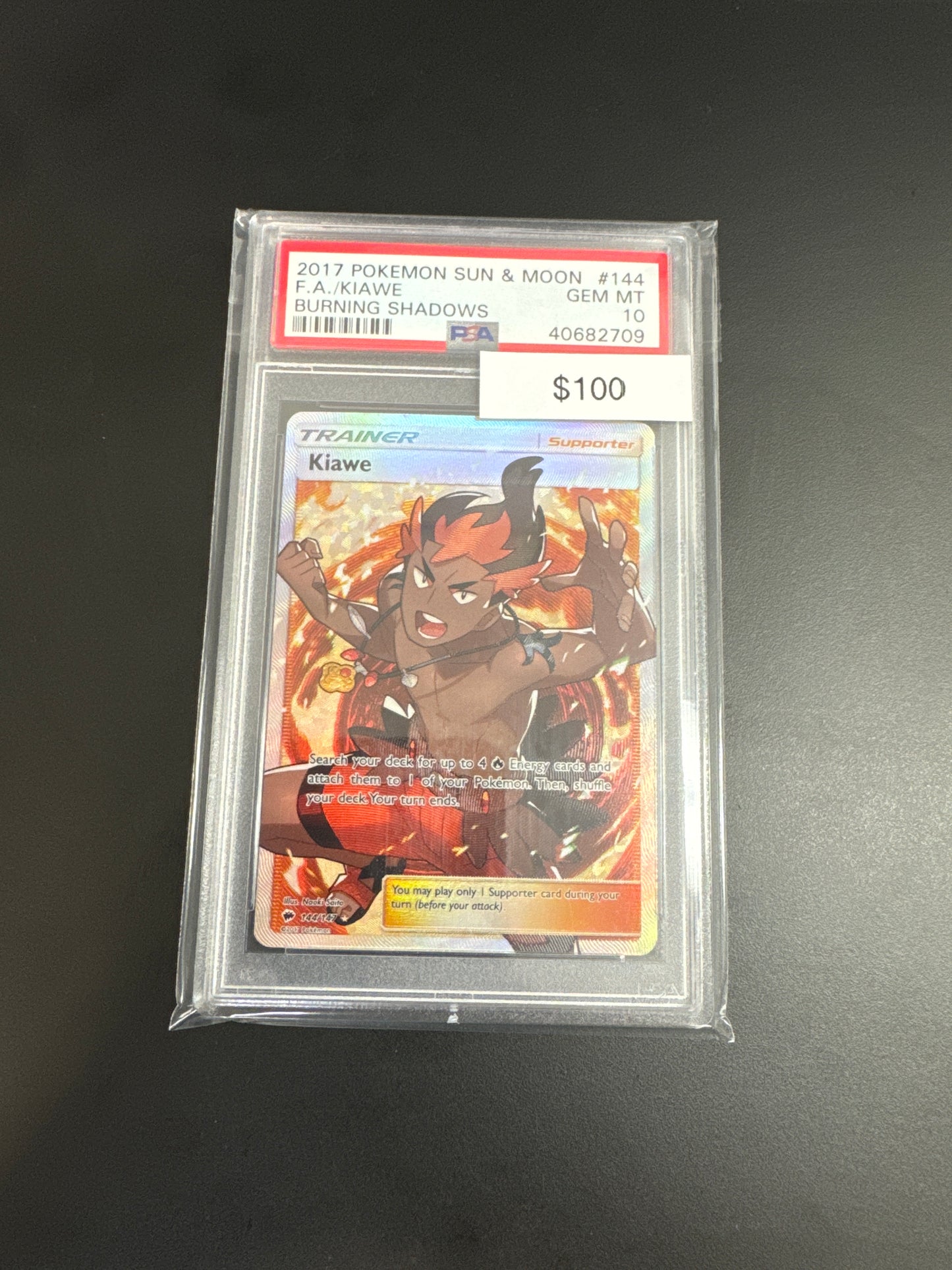 Pokémon Kiawe 144 PSA 10