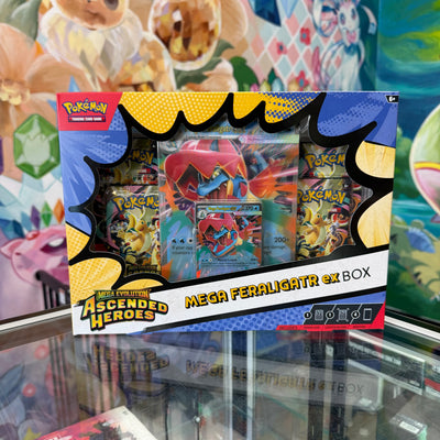 (04/24 Drop) Pokemon Ascended Heroes Mega Feraligatr ex Box