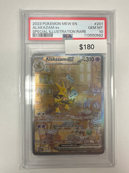 Pokemon Alakazam ex Special Illustration Rare PSA 10