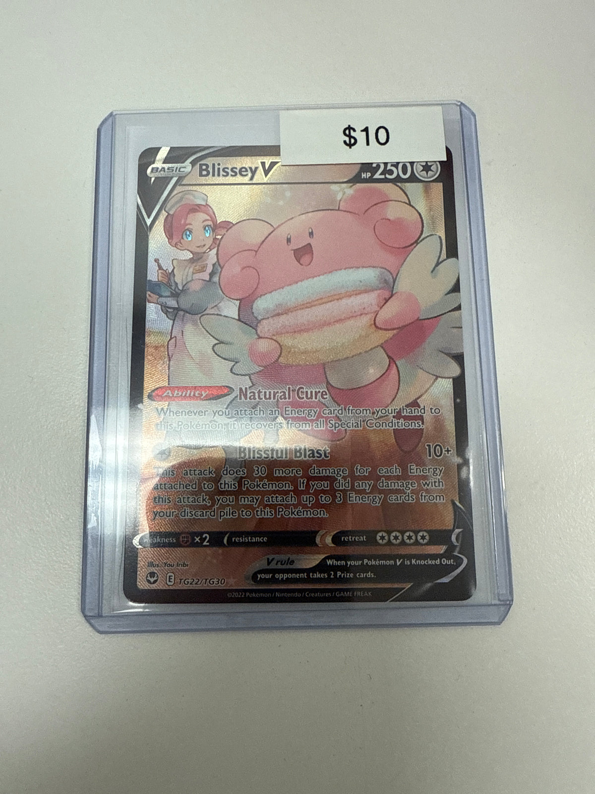Pokemon Blissey V #tg22/tg30