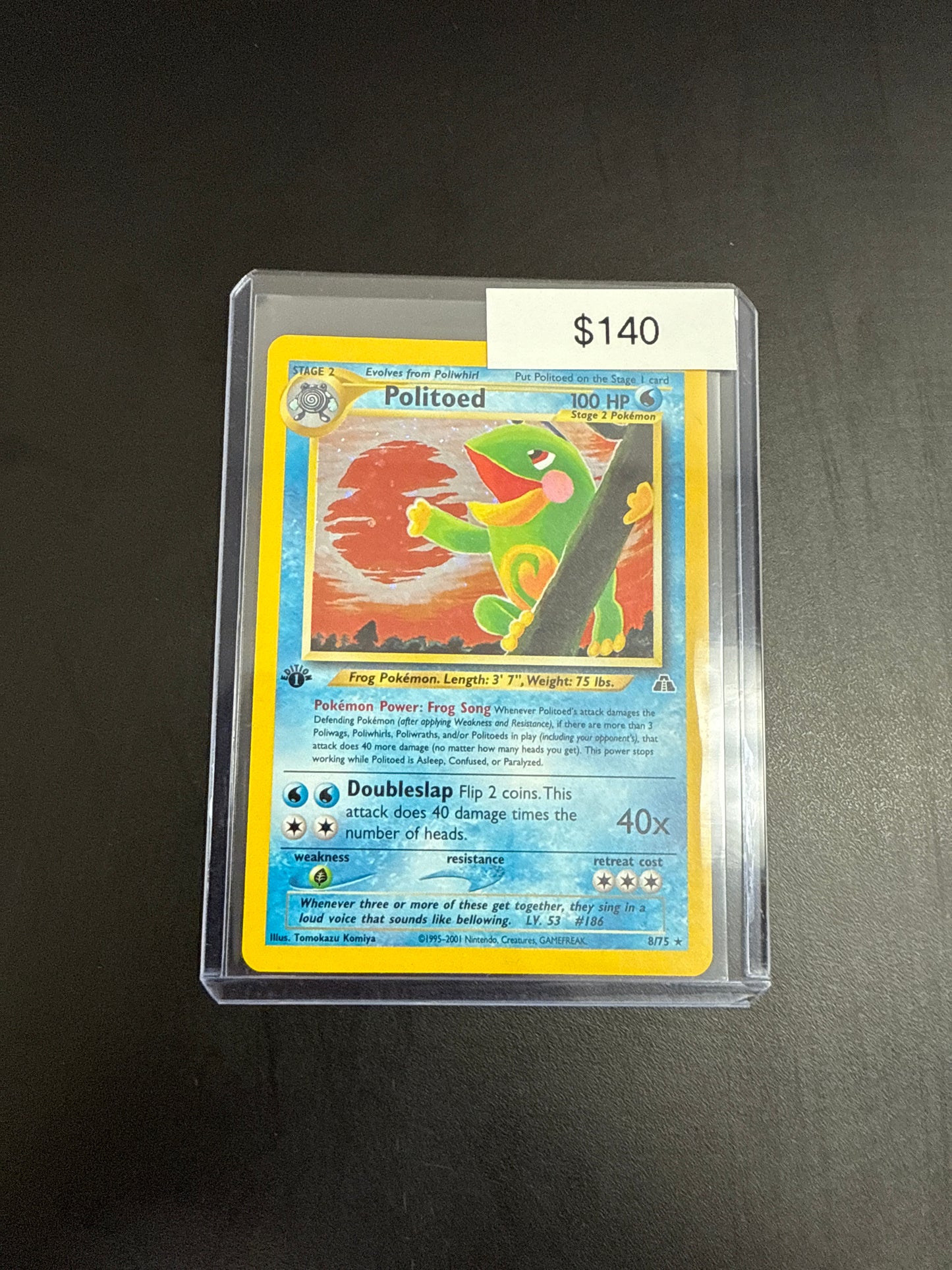 Pokémon Politoed 8/75 1st Ed.