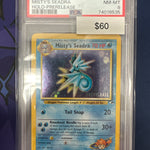 Pokemon Mistys Seadra Pre Release PSA 8