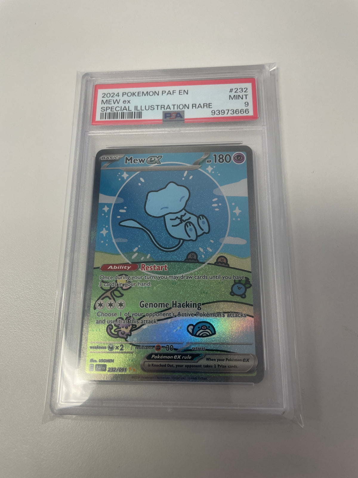 Pokemon Mew Ex Special Illustration #232/091 PSA 9
