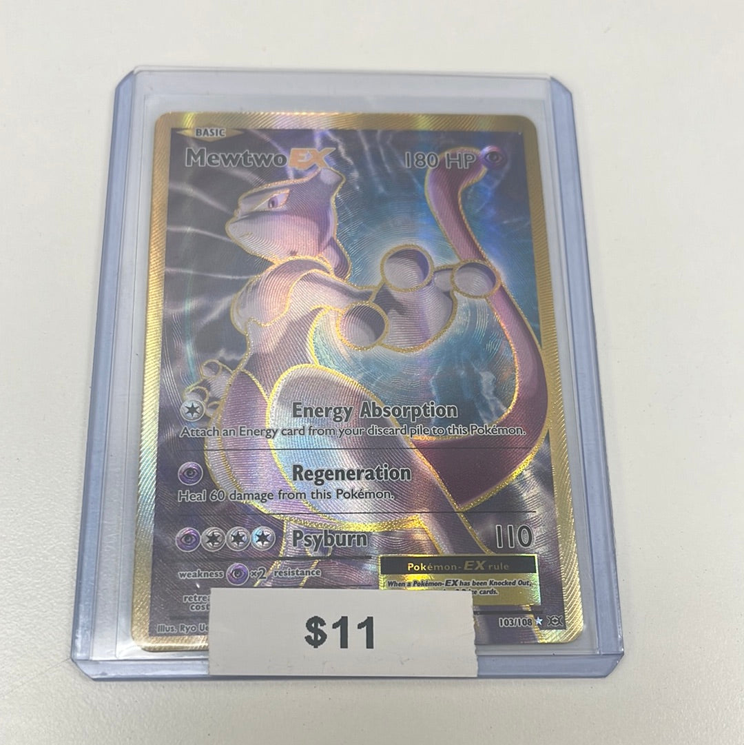 Pokémon Mewtwo EX Evolutions Full Art 103/108