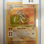 Pokemon Kabutops Fossil Holo Rare 9/62