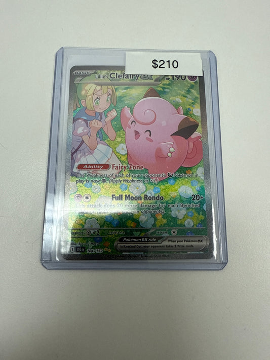 Journey Together Lillie’s Clefairy Ex SIR #184/159