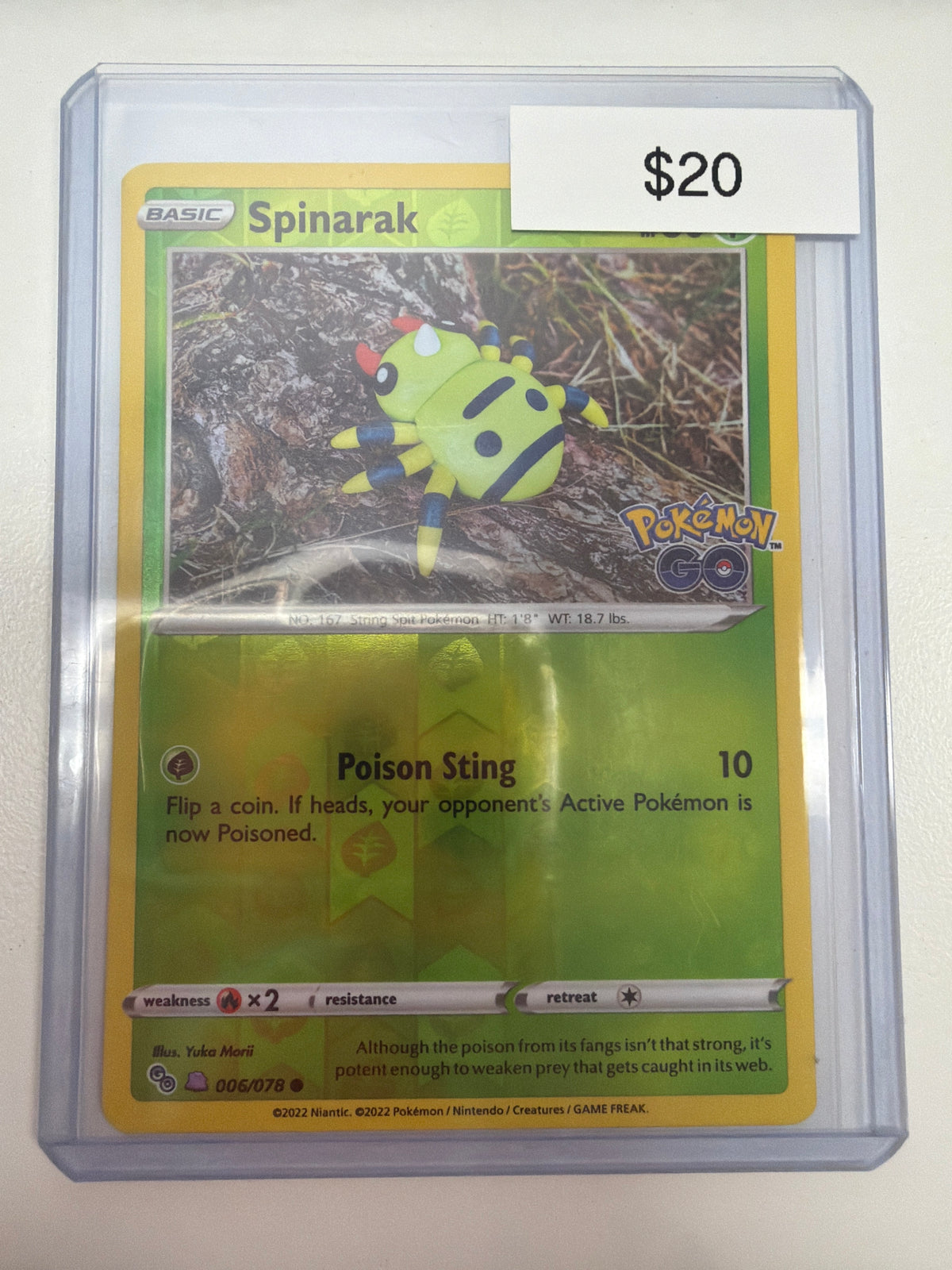 Pokemon Ditto Imposter Spinarak 006/078