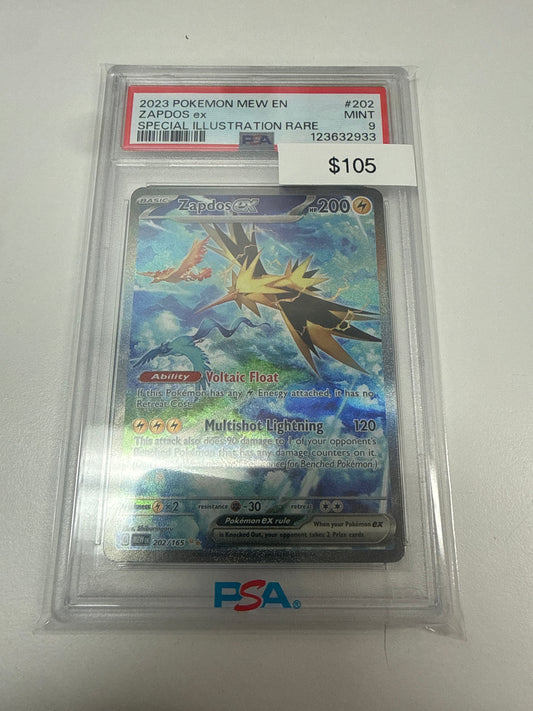 Pokemon Zapdos Ex PSA 9