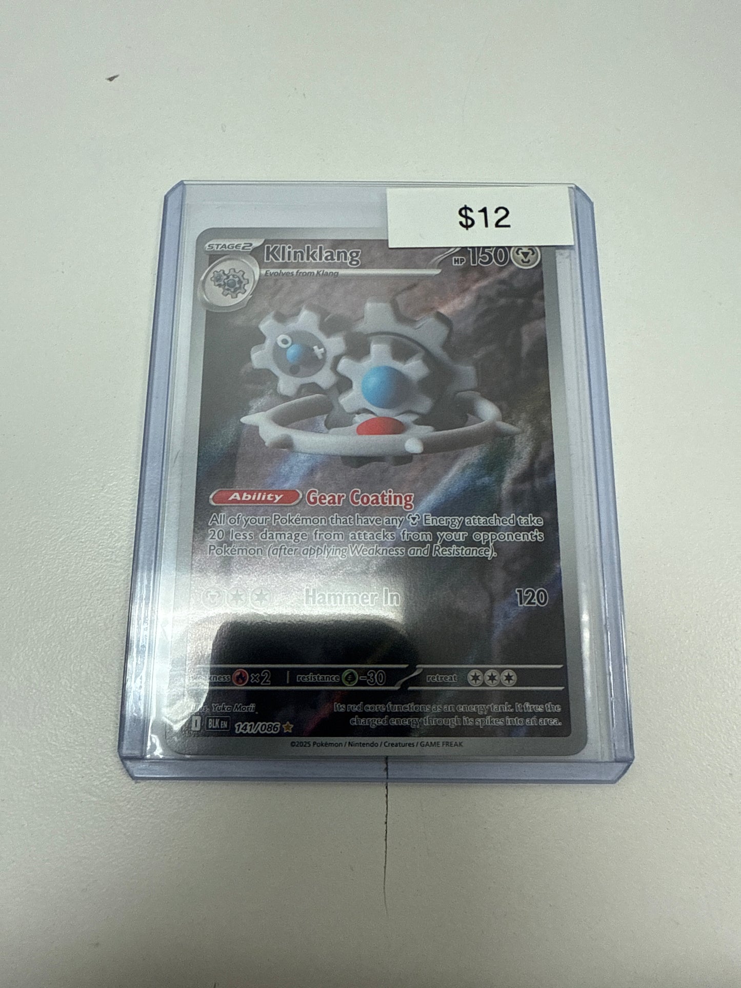 Pokemon Black Bolt Klinklang #141/086