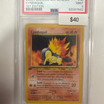 Pokemon Cyndaquil 1st edition 56/111 PSA 9