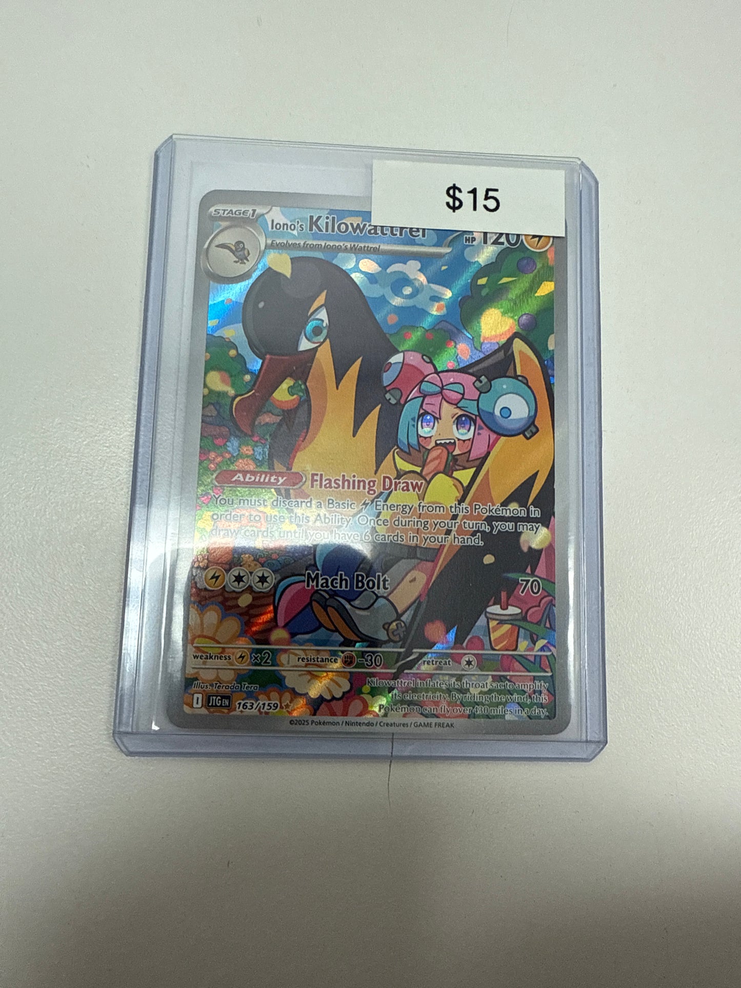 Journey Together Iono’s Kilowattrel #163/159