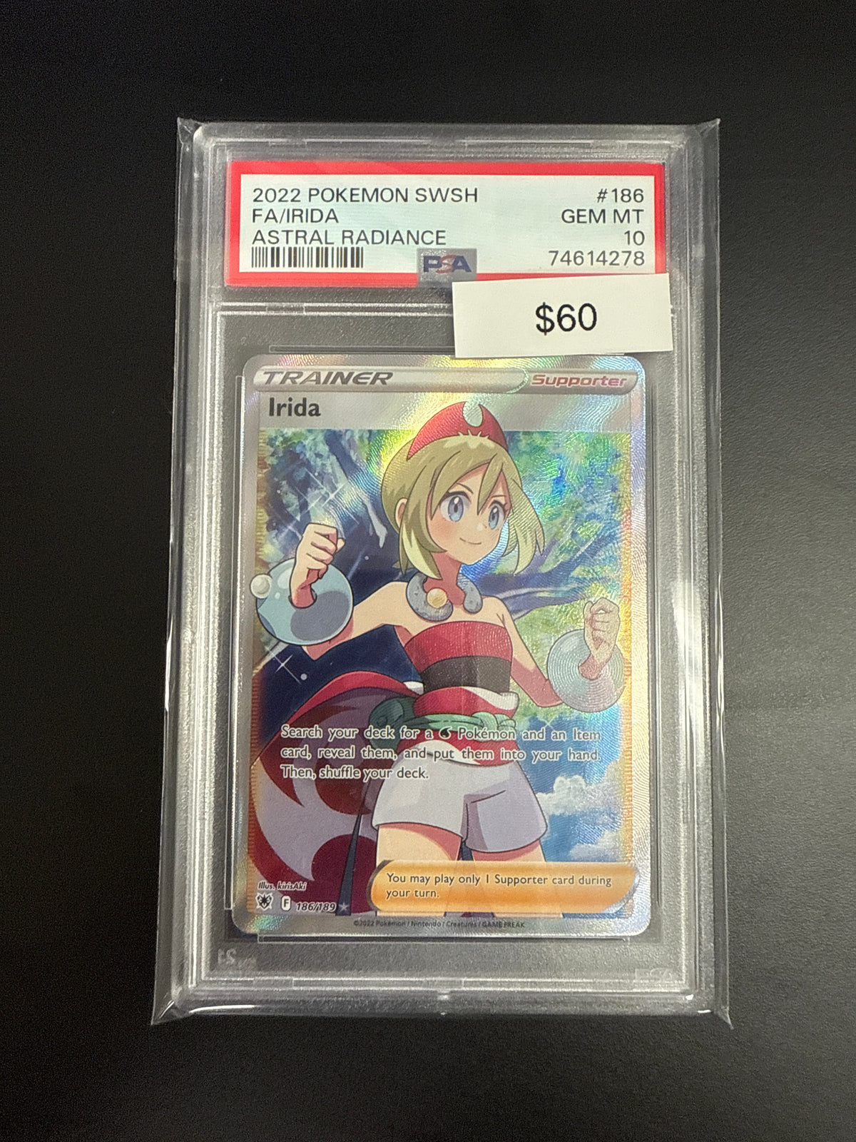 Pokémon Irida Astral Radiance PSA 10
