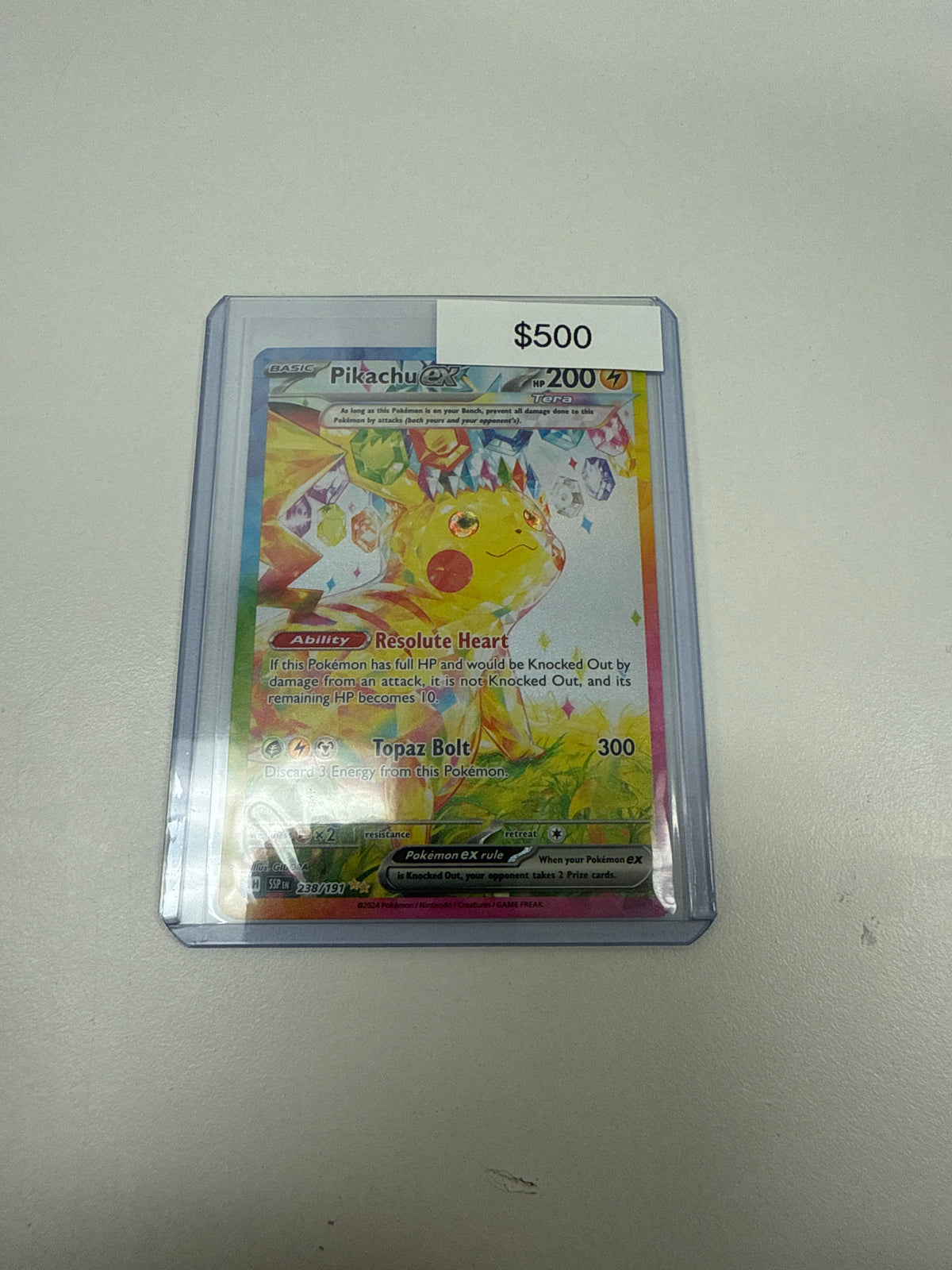 Pokemon Pikachu ex 238/191