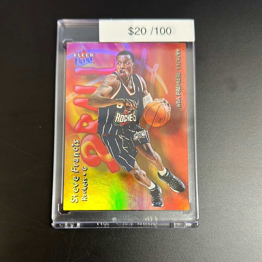 2000 Fleer Ultra Steve Francis "2 Ball" #/100 #3