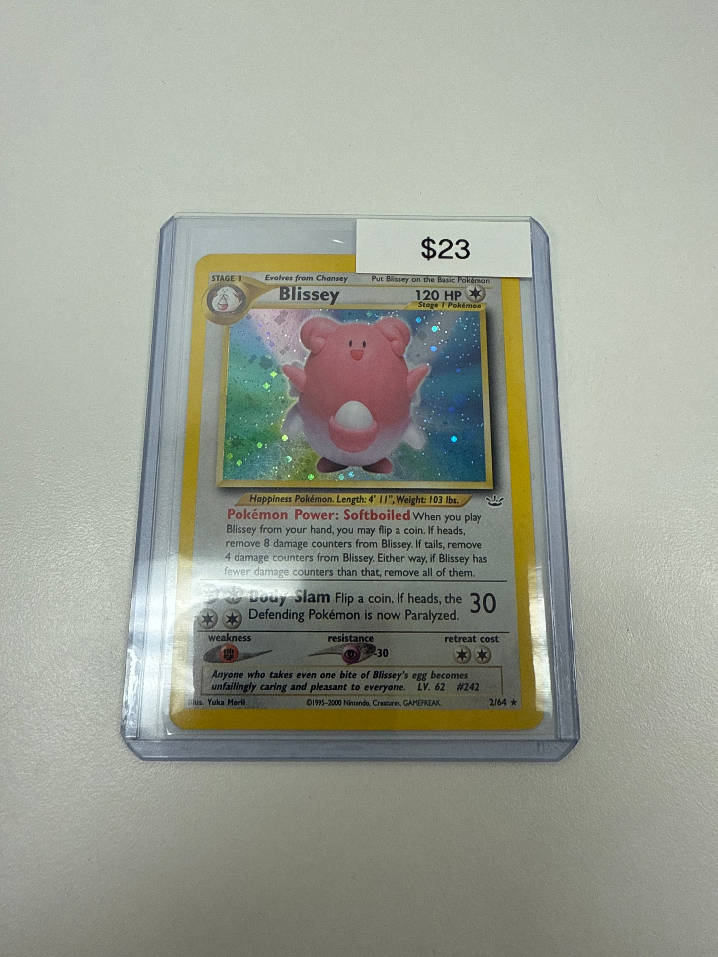 Pokémon Neo Blissey Holo 2/64