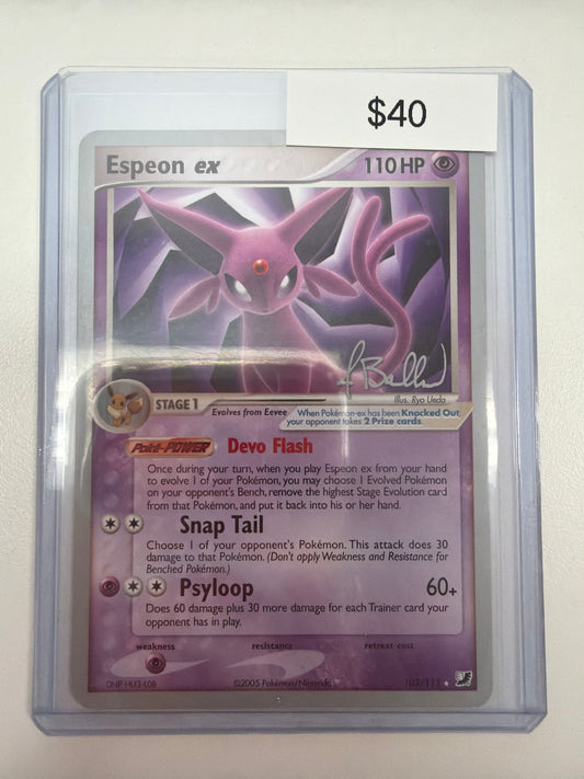 Pokemon Espeon ex 102/115 World Championship 2006
