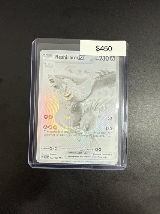 Pokémon White Flare Reshiram EX 173/086