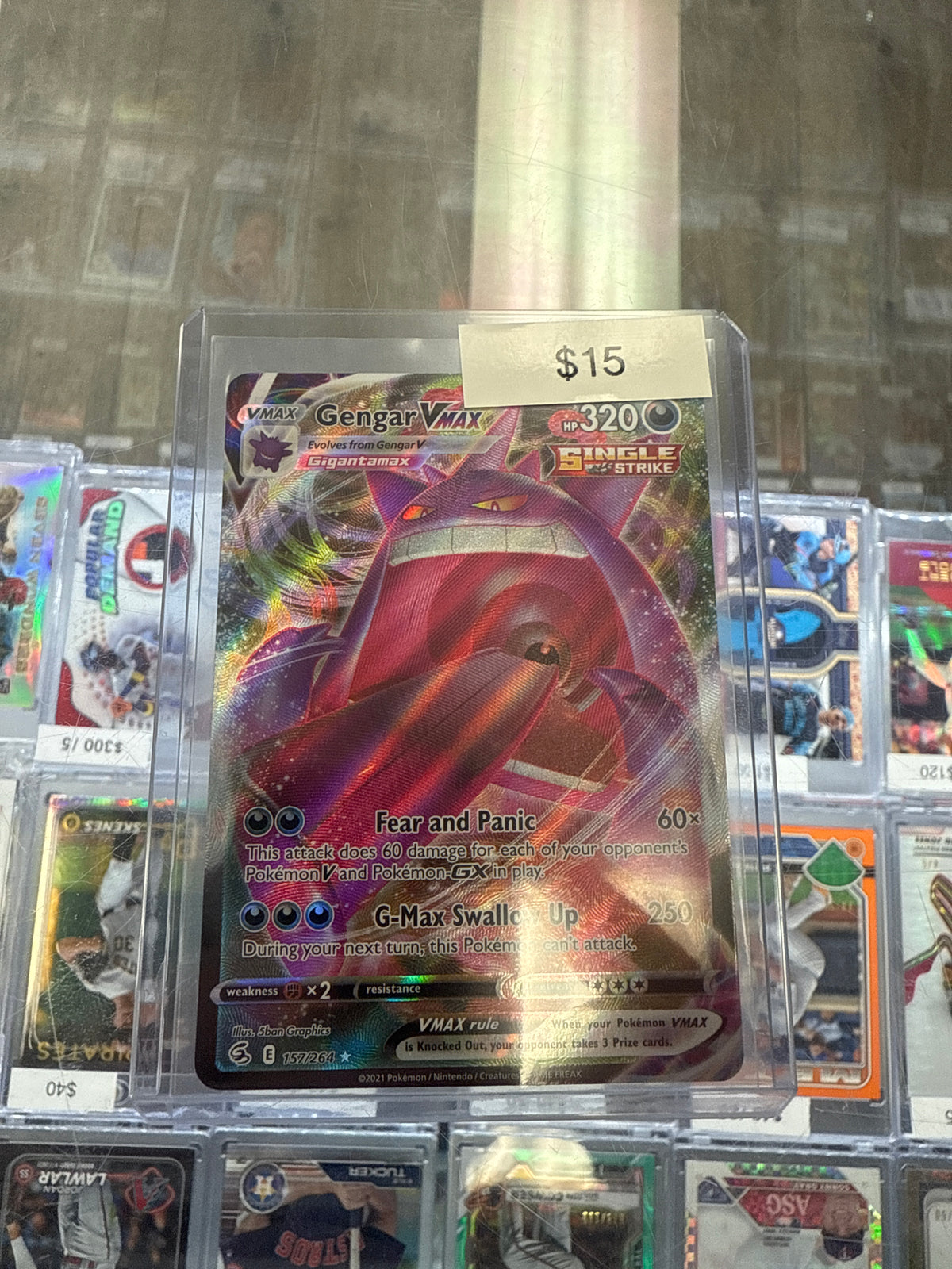 Pokemon Gengar Vmax #157/264