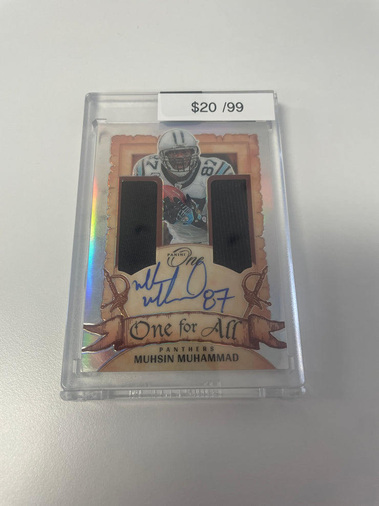 2023 Panini One Muhsin Muhammad Auto /99 