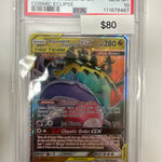 Pokemon Naganadel & Guzzlord GX 158/236 PSA 10