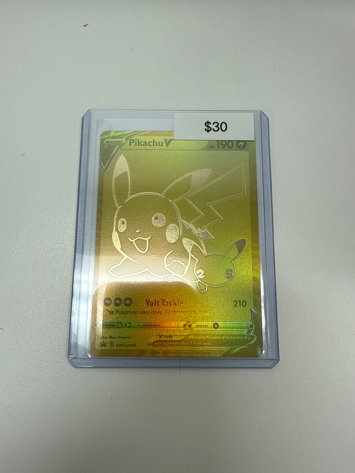 Pikachu V Gold BSP #swsh145