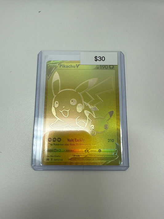 Pikachu V Gold BSP #swsh145