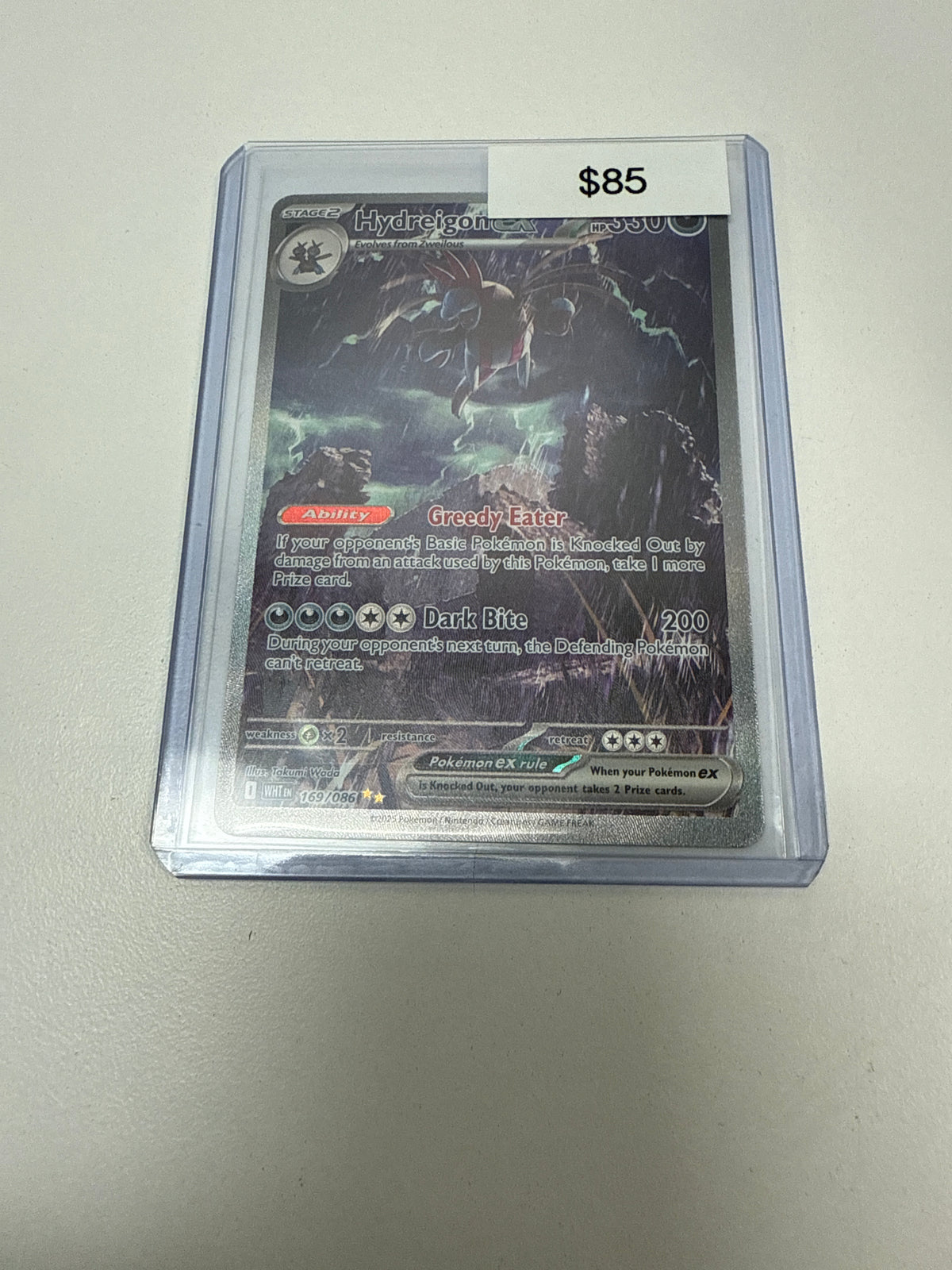 Pokemon White Flare Hydreigon Ex #169/086