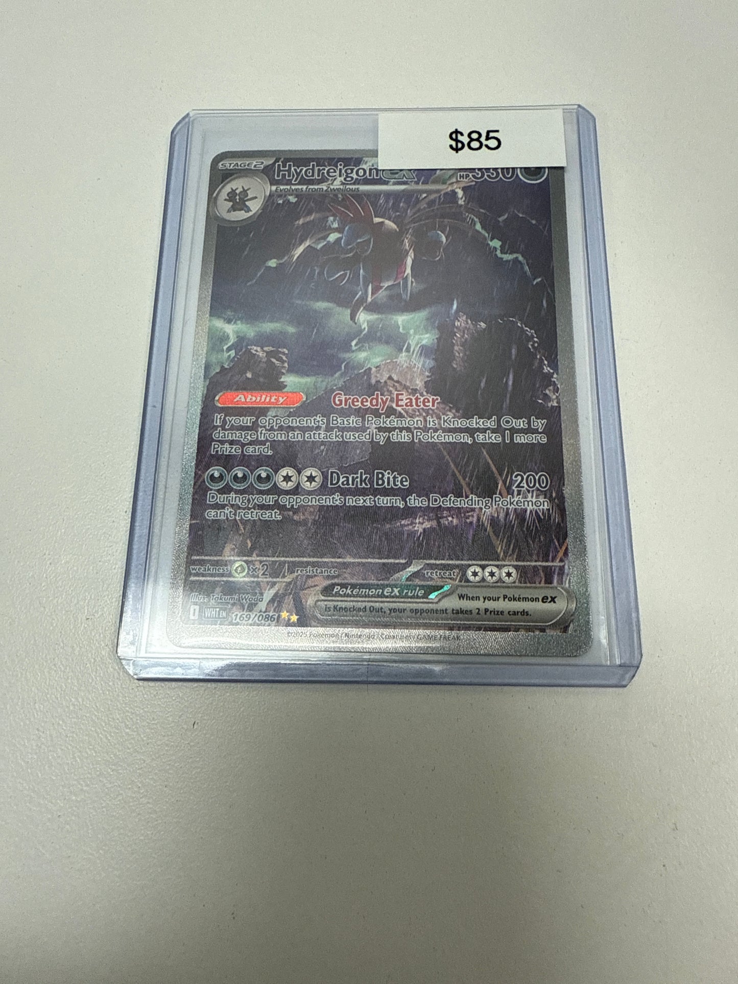 Pokemon White Flare Hydreigon Ex #169/086