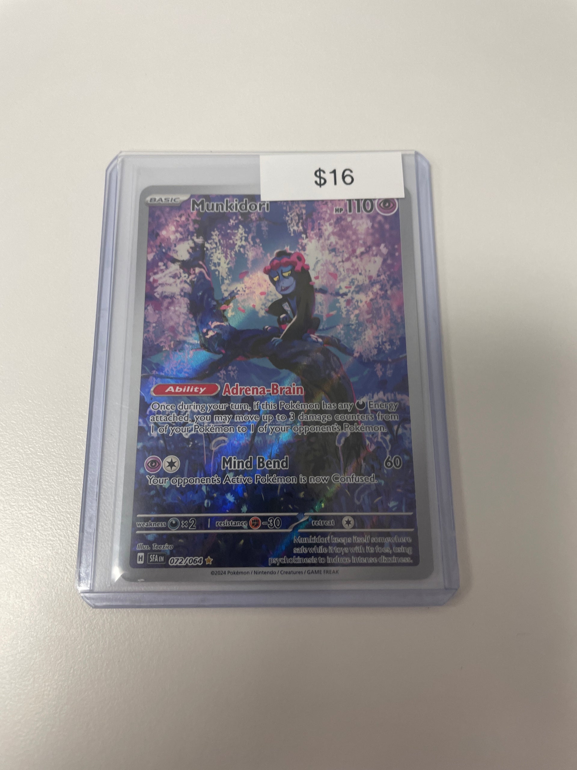Pokemon Munkidori 072/064 PSA 10